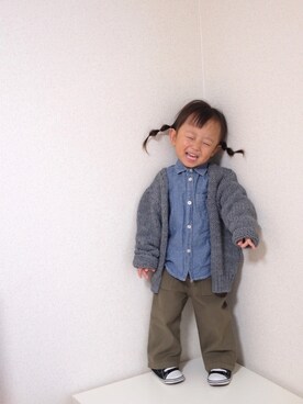 m & s & nさん（キッズ・90cm）の冬コーディネート