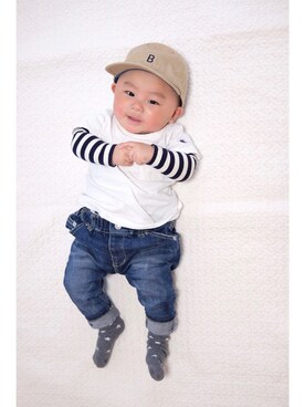 m & s & nさん（キッズ・90cm）の春コーディネート