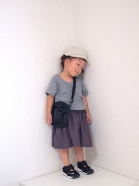 「fith社」｜「アイテム（ワンピース/ドレス）」を使った、m & s & nさん（キッズ・90cm）の夏コーディネート