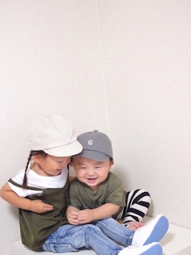 m & s & nさん（キッズ・90cm）の夏コーディネート