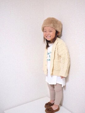 m & s & nさん（キッズ・90cm）の秋コーディネート