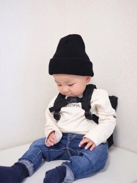 m & s & nさん(キッズ・80cm)の秋コーディネート