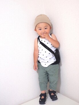 m & s & nさん(キッズ・80cm)の夏コーディネート
