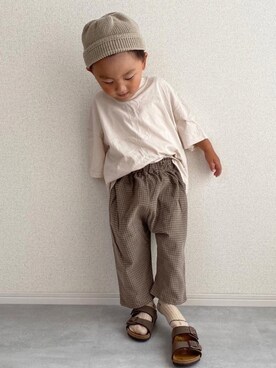 m & s & nさん（キッズ・90cm）の秋コーディネート