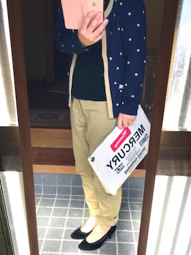 「MERCURY（マーキュリー）のアイテム」を使った、まめさん（レディース・148cm）の春コーディネート
