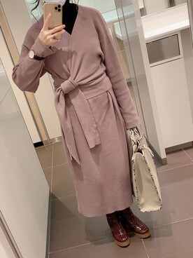 まるまる▷推しのために生きるさん（レディース・155cm）の冬コーディネート