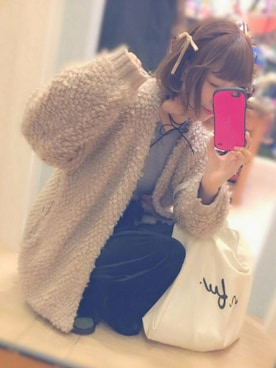 「w closet」｜「アイテム（腕時計）」を使った、mumeiさん（レディース・165cm）の冬コーディネート