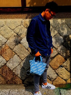 「アイテム（ハンドバッグ）」を使った、りょうま👑さん（メンズ・175cm・10代）の秋コーディネート