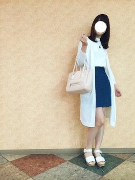 「chico_（チコ）のアイテム（スカート）」を使った、かならいだーさん（レディース・157cm）の春コーディネート