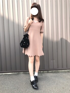 「chico_（チコ）のアイテム（ワンピース/ドレス）」を使った、かならいだーさん（レディース・157cm）の秋コーディネート