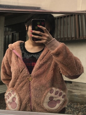 「チャイハネ（チャイハネ）のアイテム（PC・スマホグッズ/家電）」を使った、🐸🐸たつきてぃー🧸さん（レディース・161cm）の春コーディネート