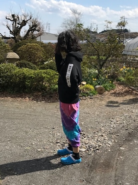 「福袋コーデ」｜「アイテム（パンツ）」を使った、🐸🐸たつきてぃー🧸さん（レディース・161cm）の春コーディネート