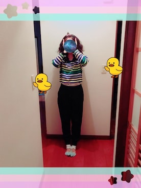 「福袋コーデ」｜「アイテム（パンツ）」を使った、🐸🐸たつきてぃー🧸さん（レディース・161cm）の春コーディネート