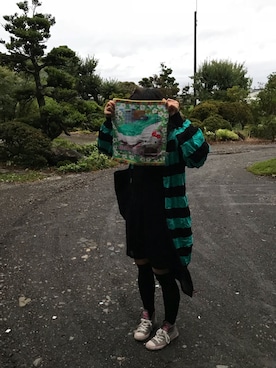 「ALGONQUINS（アルゴンキン）のアイテム（バッグ）」を使った、🐸🐸たつきてぃー🧸さん（レディース・161cm）の夏コーディネート