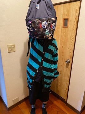 「ALGONQUINS（アルゴンキン）のアイテム（トップス）」を使った、🐸🐸たつきてぃー🧸さん（レディース・161cm）の春コーディネート