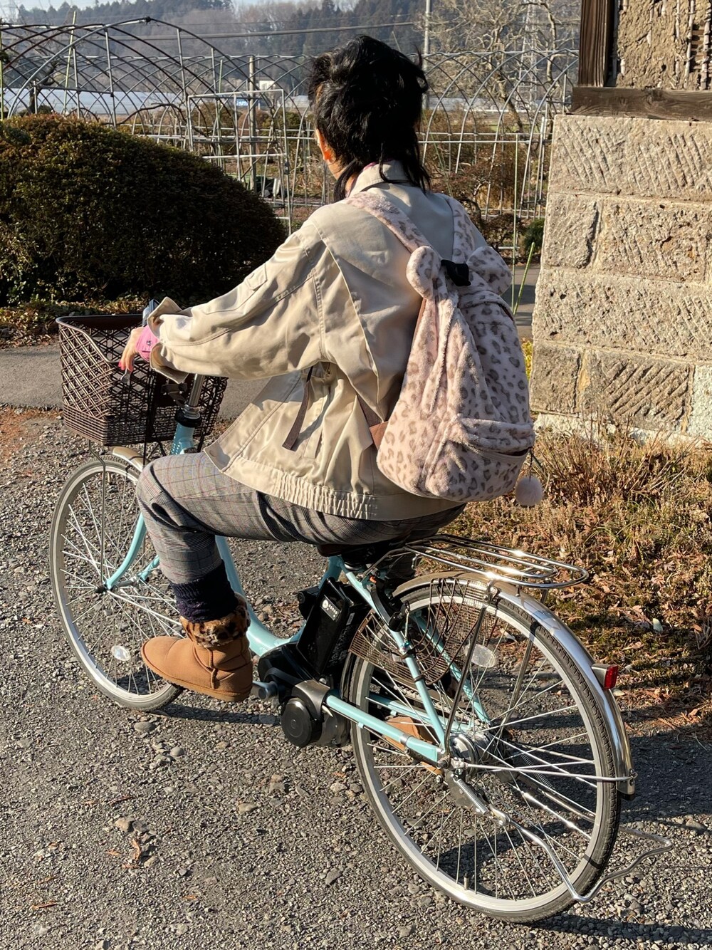 🐸🐸たつきてぃー🧸さんの「クマ耳リュック（Honeys）」を使ったコーディネートの1枚目の写真