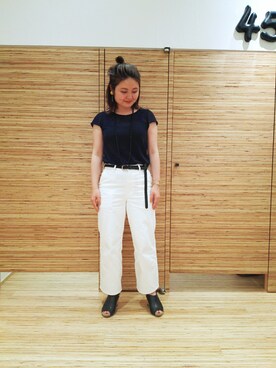 「アイテム（イヤリング）」を使った、すずき さん（レディース・158cm・20代）の夏コーディネート