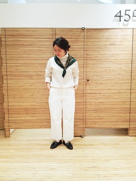 「アイテム（イヤリング）」を使った、すずき さん（レディース・158cm・20代）の秋コーディネート