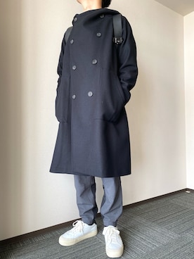 「Saturdays NYC（サタデーズ ニューヨークシティ ）のアイテム（スニーカー）」を使った、kkさん（メンズ・177cm）の冬コーディネート