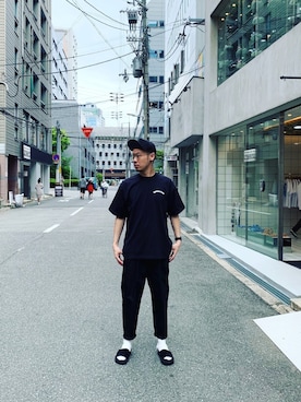 「クラネオム」｜北村竜大さん（メンズ・178cm）の春コーディネート