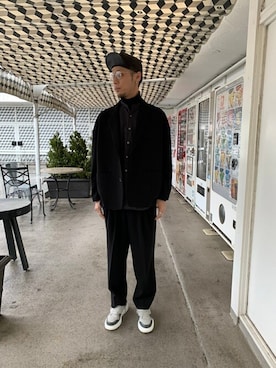 北村竜大さん（メンズ・178cm）の冬コーディネート