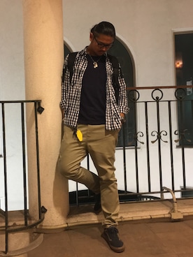 けいにょろさん(メンズ・182cm)の夏コーディネート