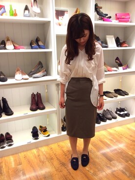 「タッセルシューズ」｜ORientalTRaffic HEP FIVE店さん（レディース・168cm）の秋コーディネート