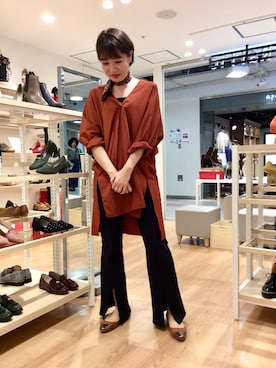 「大人トレンドカジュアル」｜ORientalTRaffic HEP FIVE店さん（レディース・168cm）の秋コーディネート