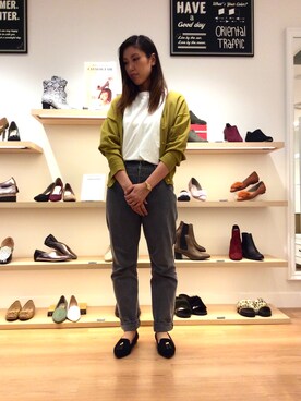 「タッセルシューズ」｜ORientalTRaffic HEP FIVE店さん（レディース・168cm）の秋コーディネート