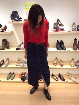 「スタッズシューズ」｜ORientalTRaffic HEP FIVE店さん（レディース・168cm）の秋コーディネート