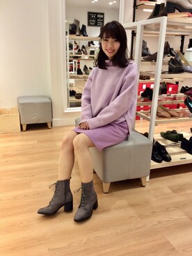 「WA ORiental TRaffic（ダブルエーオリエンタルトラフィック）のアイテム（ブーツ）」を使った、ORientalTRaffic HEP FIVE店さん（レディース・168cm）の秋コーディネート