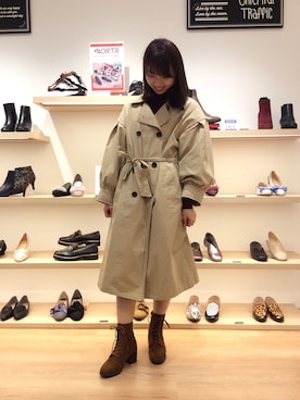 「WA ORiental TRaffic（ダブルエーオリエンタルトラフィック）のアイテム（ブーツ）」を使った、ORientalTRaffic HEP FIVE店さん（レディース・168cm）の秋コーディネート