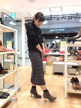 「WA ORiental TRaffic（ダブルエーオリエンタルトラフィック）のアイテム（ブーツ）」を使った、ORientalTRaffic HEP FIVE店さん（レディース・168cm）の秋コーディネート