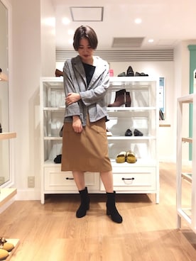 「ソックス➕ブーツ」｜ORientalTRaffic HEP FIVE店さん（レディース・168cm）の秋コーディネート