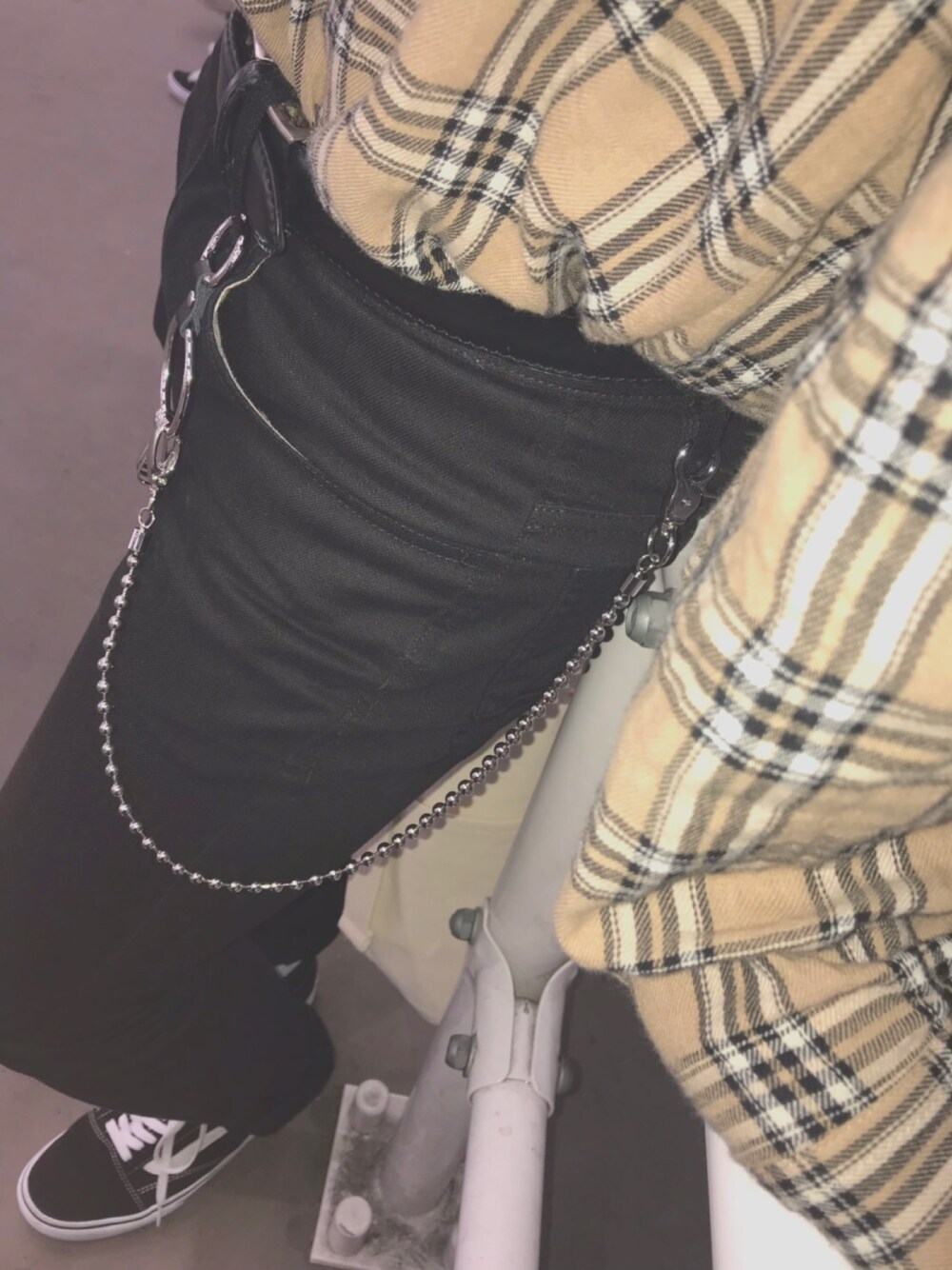 「韓国風コーデ、VANS OLDSKOOL、kutir、おしゃれさんと繋がりたい、WEGO」｜「kutirの【ビッグシルエット】オープンカラーシャツ（シャツ/ブラウス、ベージュ系）」を使った、のおのさん（メンズ・170cm）の夏コーディネートの1枚目の写真