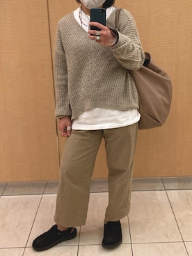 「PULL&BEAR（プルアンドベア）のアイテム（バッグ）」を使った、bluegeekさん（レディース・158cm）の春コーディネート