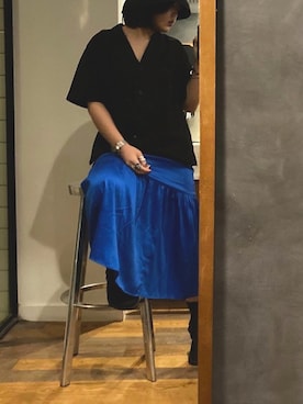「asos（エイソス）のアイテム（ワンピース）」を使った、bluegeekさん（レディース・158cm）の春コーディネート