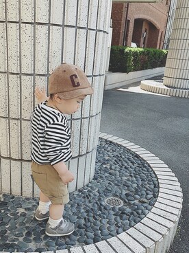 「着まわしコーデ」｜「アイテム（その他）」を使った、Riiton*さん（キッズ・80cm）の春コーディネート