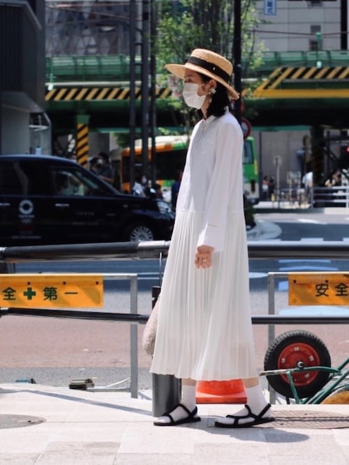 ムルミ Muveilのシャツワンピースを使ったコーディネート Wear