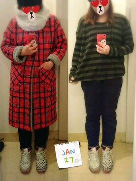 ぴよりあさん（レディース・155cm）の冬コーディネート