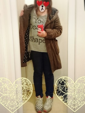 ぴよりあさん（レディース・155cm）の冬コーディネート