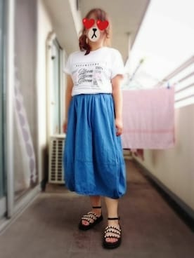 ぴよりあさん（レディース・155cm）の夏コーディネート