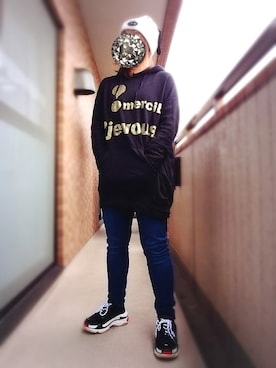 「mercibeaucoup,（メルシーボークー）のアイテム（ワンピース/ドレス）」を使った、ぴよりあさん（レディース・155cm）の秋コーディネート