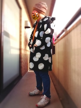 「LIME.INC（ライム）のアイテム」を使った、ぴよりあさん（レディース・155cm）の秋コーディネート