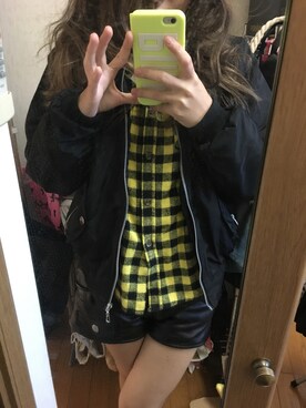 「BACKS（バックス）のアイテム（パンツ）」を使った、nahoさん（レディース・155cm）の冬コーディネート