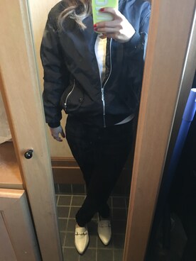 「SHAKE SHAKE  （シェイクシェイク）のアイテム」を使った、nahoさん（レディース・155cm）の冬コーディネート