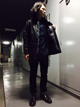 しろーさん（メンズ・167cm）の冬コーディネート