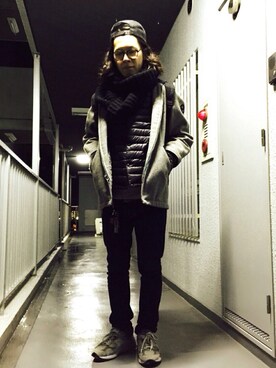 しろーさん(メンズ・167cm)の冬コーディネート