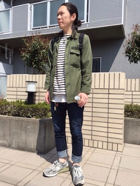 しろーさん(メンズ・167cm)の春コーディネート