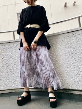 NOZOMIさん（レディース・154cm）の夏コーディネート